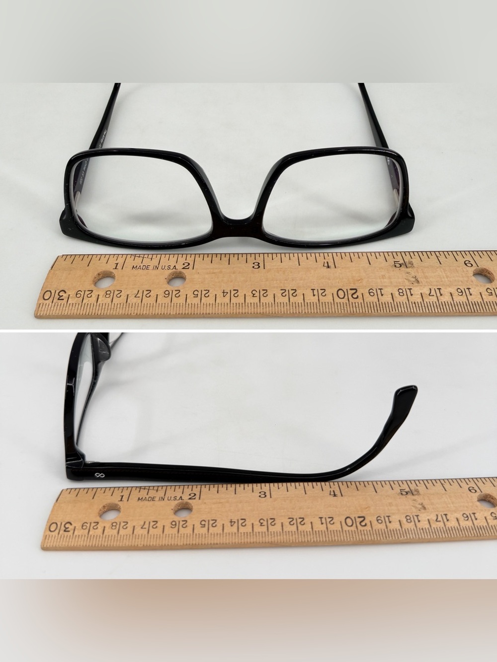Pair Eyewear Glasses Kirby Black Frames 54-17-140 Pocket Case 2 Magnetic Toppers - Picture 7 of 16